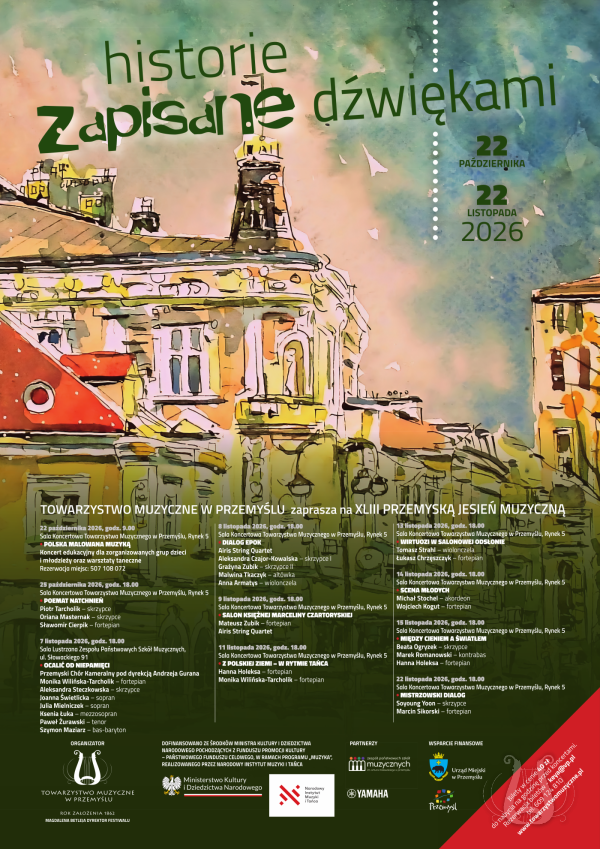 43. Przemyska Jesień Muzyczna plakat